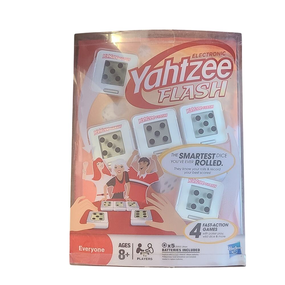 2009 VINTAGE HASBRO ELECTRONIC YAHTZEE FLASH FAST ACTION FAMILY GAME BRAND NEW